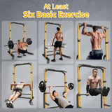 ZENOVA Squat Rack Power Rack Home Gym Equipment Pull Up Rack Squat Stand for Weightlifting, Suitable for 6FT,7FT Barbell 800LBS Weight Capacity