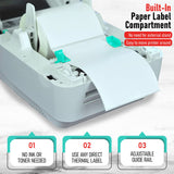 2054A-LAN Ethernet Network Shipping Label Printer for Windows Mac Chromebook iPhone & Android Arkscan