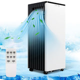 Portable Air Conditioners, 8000 BTU Fast Cooling AC Unit for Rooms Up to 350 Sq.Ft, 4-In-1 Portable AC with Remote, Sleep Mode, Dehumidifier, Window Venting Kit for Home/Office