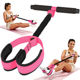 NTIUYOT Upgraded Durable Pedal Resistance Band with Handle, Thickened Latex Tubes and Soft Foam Fabric Foot Pedal, Sit Up Exercise Equipment