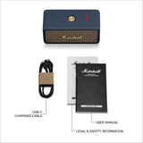 Marshall Emberton III Portable Bluetooth Speaker - Rugged Waterproof/Dust-Proof Design | Loud Stereo Sound, Deep Bass | Compact and Wireless for Travel and Outdoors - Midnight Blue