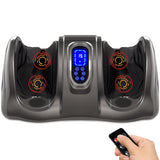 Best Choice Products Shiatsu Foot Massager for Pain Relief, Plantar Fasciitis, Neuropathy, Blood Circulation, Remote Control w/Compact Design - Gray