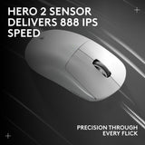 Logitech G PRO X Superlight 2 Wireless Gaming Mouse - White