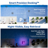 Pondee X5 Robotic Pool Vacuum for Inground Pools, Cordless Cleaner w/ Smart Navigation, 4 Cleaning Modes, 180-Min Runtime, 5550 GPH Suction, Covers up to 3,229 sq.ft, Wall & Waterline