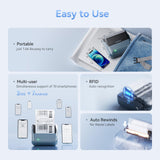 NIIMBOT 4 Inch Portable Thermal Label Maker, B4 Shipping Label Printer,Blue