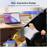 NIMO 15.6" FHD IPS Ultra-Light Laptop, Intel Hexa Cores I3 (Up to 4.4GHz, beat i7-1165G7), 65W PD Fast Charge, 8GB RAM 256GB SSD, Backlit Keyboard, Fingerprint PC for Campus Nomad & Remote Work