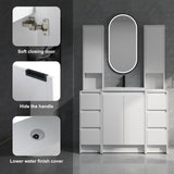 Pluriton 48'' Bathroom Vanity with Sink, Freestanding Bathroom Sink Cabinet