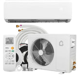 Garvee 9000 BTU Mini Split AC w/Remote Control19 SEER2 Cools Up to 450 Sq. Ft,Ductless Inverter Mini Split System w/0.75 Ton Heat Pump Pre-Charged & Installation Kit, Ultra-Quiet
