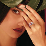 Oseew 2027 High School Class Ring for Women College (Rose Gold)
