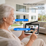 SIMBAILAI Wireless Video Doorbell with 7-Inch 1080p Full Touchscreen | Motion Detection | Two-Way Audio | Night Vision & 160° Wide-Angle | Tuya App Remote Unlock | IP65 Weatherproof | No Subscription