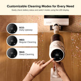 roborock H60 Hub Cordless Stick Vacuum Cleaner with Auto-Empty Dock, 115AW Suction for Carpets and Hard Floors, Vacuum Cleaners with 60-Min Runtime, Anti-Tangle Brush, 140° Green LED Dust Detection