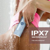 Bikini Trimmer for Women Electric Razors for Women Women's Electric Razor 2 in 1 Shaver Pubic Hair Trimmer Ipx7 Waterproof Wet Dry Use Bikini Shaver for Ladies Pubic,Legs,Face,Underarms(Blue)