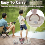 2Pcs Live Bait Storage,Fishing Bait Container, Stainless Steel Worm Storage Box, Nightcrawler Box, Bait Tank, Compact and Durable,Small and Portable, Keeps Bait Fresh and Alive (White)