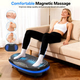 JOROTO 4D Vibration Plate Exercise Machine, 3-Motor App-Controlled High-Intensity Adjustable Speed Vibration Plate for Weight Loss & Lymphatic Drainage