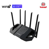 ASUS Tuf Gaming Be6500 (Tuf-Be6500) Wireless Router, W129022440 ((Tuf-Be6500) Wireless Router 2.5 Gigabit Ethernet Dual-Band (2.4 Ghz / 5 Ghz) Black)
