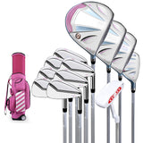 Women's Complete Golf Set, Complete Right Handed Golf Clubs Set, Ladies Right-Handed w/Bag, with Stand Bag, 12 Clubs