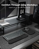 PVIPCZ Ergonomic Wrist Support Set for Keyboard and Mouse, Sloped Mouse Pad