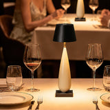 CORDIVA Cordless Table Lamp, Brass Rechargeable Dimmable LED Desk Lamp