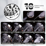 Functions High Pressure shower head with handheld, Built-in Pause Mode & 2 Power Wash BESAQUO