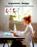 Aoviho 360° Rotating Laptop Stand for Desk | Adjustable, Foldable, Portable Aluminum Ergonomic Riser | Compatible with MacBook