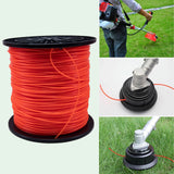 095 Trimmer Line, 095 Weed Eater String, 0.095" Weed Wacker String, Commercial Grade Round Nylon String Trimmer Line .095 Replacement For String Trimmer Weed Trimmers .095"-1280ft-5lb-Spool(Orange）