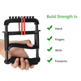 YPCBYNBS Hand Exerciser,Finger Exerciser and Hand Strengthener for Hands,Finger,Wrist,Forearms and Thumbs Therapy,Black YPCBYNBS