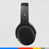 Over-Ear Active Noise Cancelling Wireless Bluetooth Headphones with Sensory Bass – Black/Asphalt Skullcandy