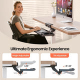 Klearlook Upgraded Ergonomic Keyboard Tray Under Desk, 24.4"x10"