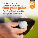 Frogger Amphibian Towels Bundle - Amphibian Towel & Golf Ball Towel Combination, Navy Seals