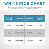 6-cup (cooked) 1.5 Qt. One Touch Rice Cooker, White (ARC-363NG), 6 cup cooked/ 3 cup uncook/ 1.5 Qt. AROMA