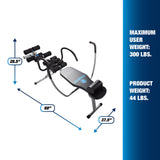 Stamina EasyDecompress - Back Stretcher Gentle Inversion Table For Spine Decompression and Pain Relief - Inversion Tables For Back Pain Strength Training Inversion Equipment Stamina