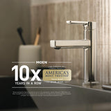 Moen Align Matte Black Motionsense Wave Sensor Touchless One-Handle High Arc Spring Pre-Rinse Pulldown Kitchen Faucet with Sprayer, Kitchen Sink Faucet for Bar, Farmhouse, Commercial, 5923EWBL