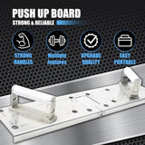 Maochang Heavy Duty Push Up Board, Full Metal Multi-Functional pushup board, Pectoral Muscle Arm Exercise Professional Equipment Home Gym Equipment, Best Choice for Fitness Professionals Gift, Stainless Steels MaoChang