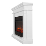 Real Flame Beau 59" Landscape Electric Fireplace with Mantel for Living Room or Bedroom, Replaceable Fireplace Insert Heater, Realistic Log and Flame Effect, Remote Control, Timer