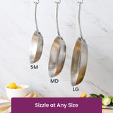 10 inch, Medium, Stainless Steel Skillet & Frying Pan American Kitchen