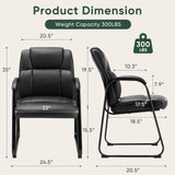 HAPPYMONT Waiting Room Guest Chair Set of 2, Office Reception Chairs
