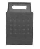 Sturdy Essentials Rectangle Sleek, Modern 40 Gallon Metal Commercial Trash Can