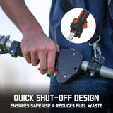 PowerSmart 25.4cc Gas Weed Wacker, 3-in-1 String Trimmer/Edger 16-Inch, 2025 Version