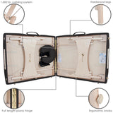 EarthLite Harmony DX Portable Massage Table Package, Includes Table + Face Cradle + Carrying Case, 30" x 73, Black