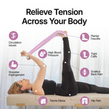 CastleFlexx Mobility and Full Body Strengthening Device | Non-Elastic Stretch Strap with Natural Premium Cork Handles for Stretching, Exercise, Physical Therapy, and Yoga