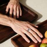 Oseew 2027 Men Custom Pattern Graduation Ring Gift Style1