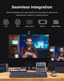 OBSBOT Tiny 3 AI-Powered Spatial Audio 4K Webcam, AI Tracking PTZ Camera