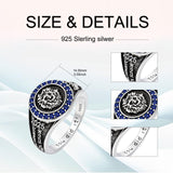 Oseew 2027 Men Custom Pattern Graduation Ring Gift Style3
