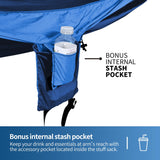 BTRWOR Hammock - Lightweight, Portable, 1 to 2 Person Hammock - for Camping, Hiking, Backpacking, Travel, a Festival, or The Beach