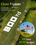 Acer Golf Rangefinder with Slope - 800Yards Range Finder for Hunting, 6X Magnification with Flag Pole Locking Vibration