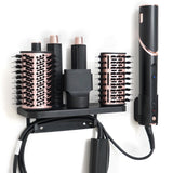 KEEPOW Hair Dryer Holder Compatible with Shark FlexStyle, Wall Mount Hair Dryer Organizer Blow Dryer Holder, Storage Rack with Cord Hanger for Attachment Curlers Brushes Diffuser Accessories