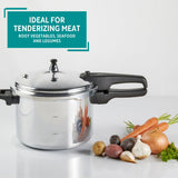 Mirro 92180A Polished Aluminum 10-PSI Pressure Cooker Cookware, 8-Quart, Silver -