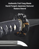 1045 Carbon Steel Pine Katana for Display, Hand Forged Full Tang Sword