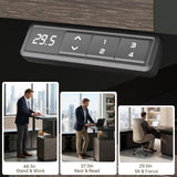 Laxodor L Shaped Executive Desk with File Cabinet Drawers Outlet USB
