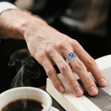 Oseew 2027 Men Custom Pattern Graduation Ring Gift Box Style2